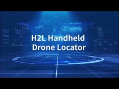 1.5km Przenośny system anty-dronowy z częstotliwością radiową z niskim błędem 700+ typów komercyjnych dronów.