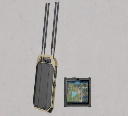 System antydronowy śledzący pełne spektrum 12 km - wersja dowodowa wideo (przenośny system radarowy)